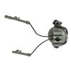 BESPORTBLE Rotary Headset Adapter Set for Helmet Rail Headphone Holder Accessory Compatible with Tactical Helmets Green view 1