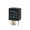 RUNSIBA DC 12V 30A 5 Terminals Car Van Motorbike Boat Lamp Relay Black Silver Tone view 2