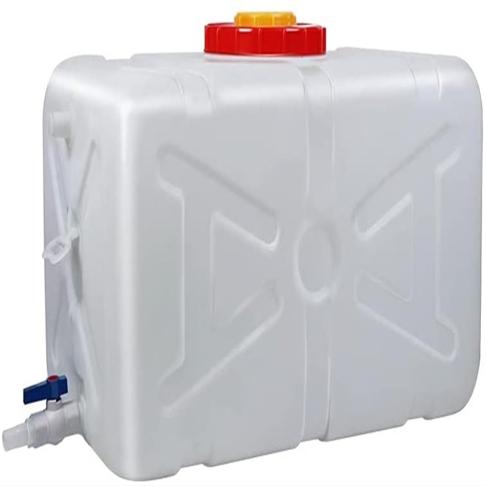 YXCUIDP Outdoor Travel Bucket Water Container Water Barrel Pure Camping Square Barrel Plastic Bucket Outdoor Travel Multifunctional Water Tank Car Water Carrier Container(25L-T)