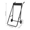 CUBELLIN Outboard Boat Motor Stand Foldable Boat Motor Engine Carrier Cart with 2 Rubber Wheels Boat Motor Dolly Trolley Cart, Multi Purposed Engine Stand view 2