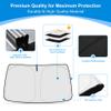 ULROLIT Windshield Sun Shade for 2017-2025 Cadillac XT5 Accessories, Foldable Window Sunshade Sun Visor Protector, Front Windshield Sunshade Sun Shield Blocks UV Rays Heat view 3