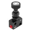 Proportioning Valve Universal, Motorsport Brake Shut Off Valve Pressure Regulator, Suitable for motorsport use, All Race Cars, Drifting, Rally, and Track Day Cars (Black) view 1