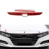 ANUNFRRE Car Accessories Fit For Honda Accord 10th Gen 2018 2019 2020 ABS Red Front Bumper Lip Upper Grill Molding Trim Cover + 2Pcs Eyelid Cover 3PCS Set view 1