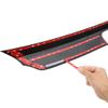 ANUNFRRE Car Accessories Fit For Honda Accord 10th Gen 2018 2019 2020 ABS Red Front Bumper Lip Upper Grill Molding Trim Cover + 2Pcs Eyelid Cover 3PCS Set view 3