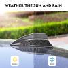 BLAKAYA Compatible with Antenna Cover Shark Fin Trim Hood Real Carbon Fiber Automotive Roof Aerials for BMW 3 Series E91 2004-2016 X1 E84 2009-2015 (Black) view 4