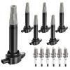 Ignition Coil Pack Spark Plug fit for 3.5 4.0 V6 Dodge Chrysler, 2006-2010 view 1