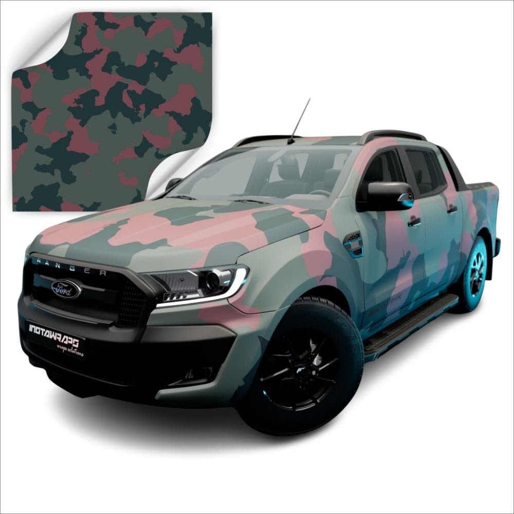 3M Printed Camo Patterns | CW Vinyl Film Car Wrap Series | CW6484S-M-54-3M (Standard Style - Matte Finish) | (Sample (3in x 5in))