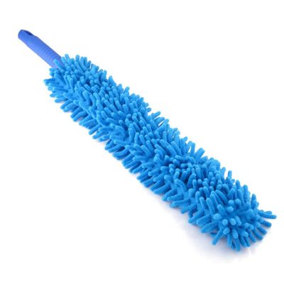 FRCOLOR Flexible Microfiber Duster with Handle Bendable Cleaning for Home and Furniture Convenient Dust Removal Tool for Hard Reach Areas
