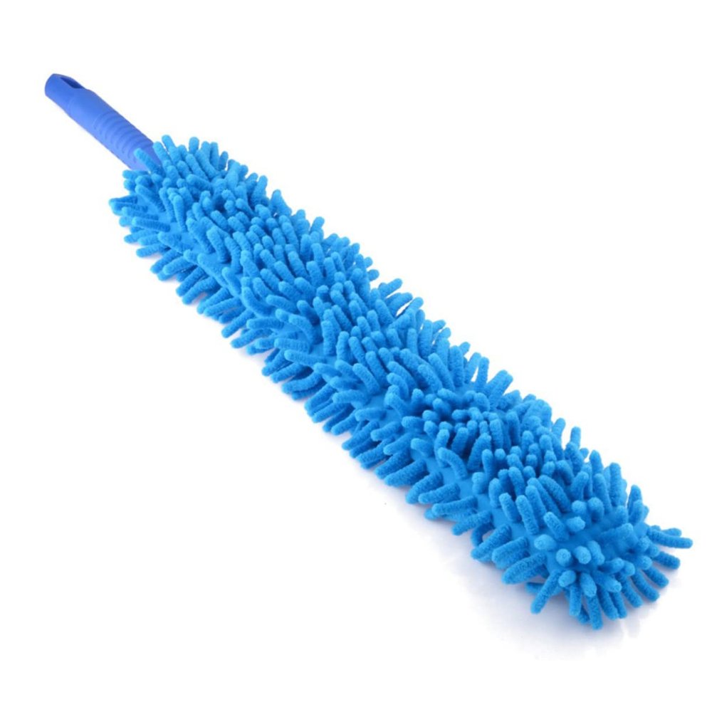 FRCOLOR Flexible Microfiber Duster with Handle Bendable Cleaning for Home and Furniture Convenient Dust Removal Tool for Hard Reach Areas