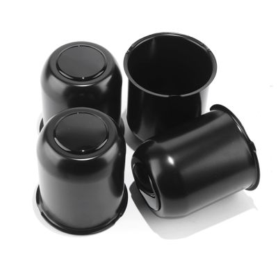 Rheedal 4Pcs 3.74" OD 4.33" H Trailer Wheel Center Caps with Removable Top