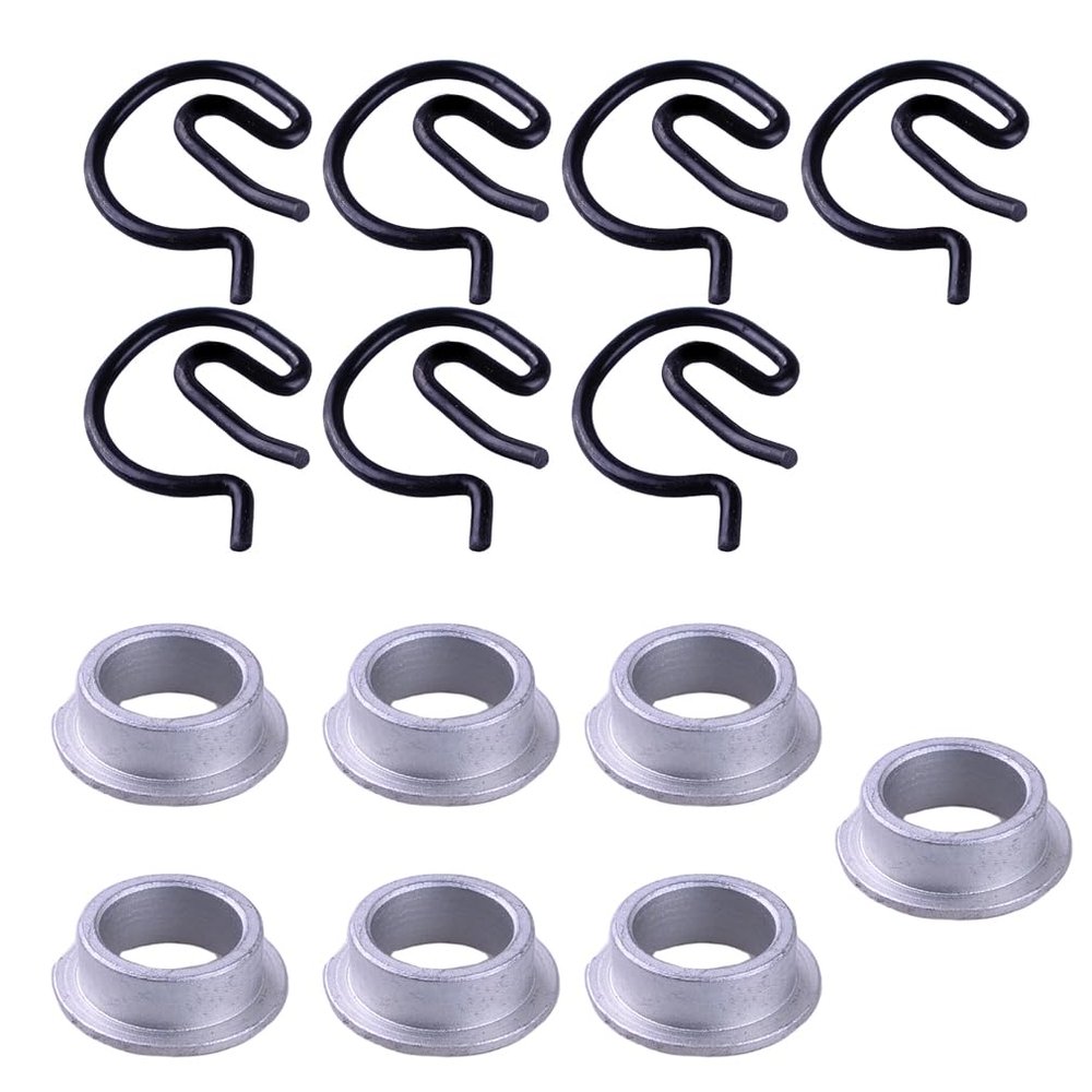 Luckmart Steel Shifter Bushings and Spring Clips 7pair