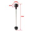 Liru Front Wheel Axle Fork Slider Cap Crash Protector Aluminum Matte Black for HONDA CB650R 2021+ Motorbike view 2