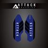 Attack Graphics Renegade Lower Fork Guard Decal Blue for Yamaha YZ250F 2024 view 2