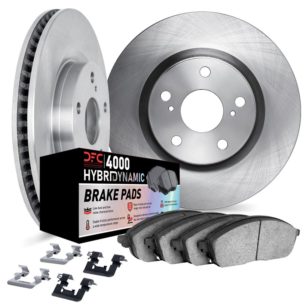 Dynamic Friction Company Front Brake Kit Fits 2002-2004 INFINITI I35