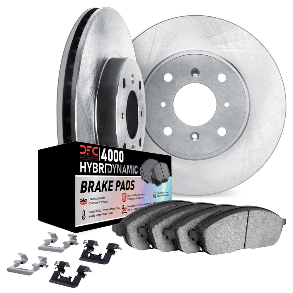 Dynamic Friction Company Front Brake Kit Fits 1995-1998 Nissan 200SX