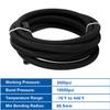 LokoCar 6AN PTFE Fuel Line Kit 10FT AN6 E85 Fuel Hose Fitting Kit Black view 4
