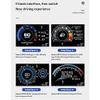 HUD OBD2 Speedometer with LED Lighting Turbo RPM Alarm Smart Gauge for Car Truck view 4