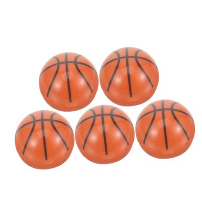 WHAMVOX 5pcs Basketball Valve Cap Tire Air Nozzle Covers Replacement Stem Cap for Car Tire Decorative