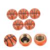 WHAMVOX 5pcs Basketball Valve Cap Tire Air Nozzle Covers Replacement Stem Cap for Car Tire Decorative view 3