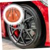 WHAMVOX 5pcs Basketball Valve Cap Tire Air Nozzle Covers Replacement Stem Cap for Car Tire Decorative view 4