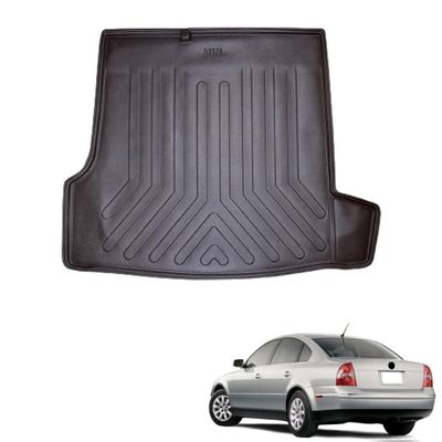 kc store For VW Volkswagen Passat B5 1996 1997 1998 1999 2000 2001 2002 2003 2004 2005 All Protection Cargo Liner Trunk Mat Fresh Design Heavy Duty Trimmable Trunk Liner, Black