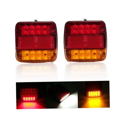 FUNOMOCYA Truck License Plate Light Led Tail Light Bulb Running Lamp 12v for Trailers