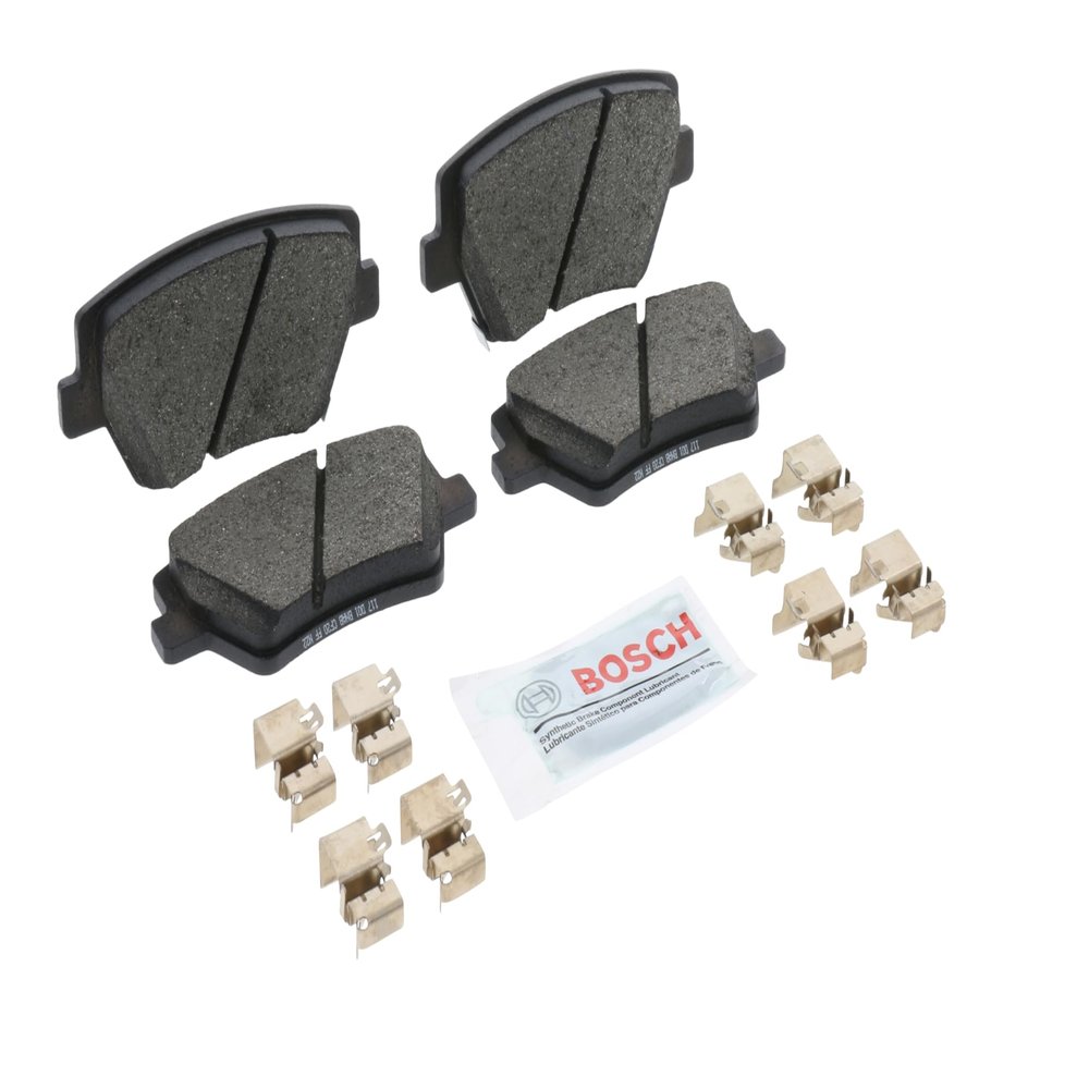 BOSCH BE2377H Blue Ceramic Disc Brake Pad Set with Hardware - Rear