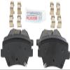 BOSCH BE2377H Blue Ceramic Disc Brake Pad Set with Hardware - Rear view 4