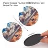 Car Cup Holder Coasters 2 Pack Boat & Cloud Printed Waterproof Insert Car Coasters Cup Holder Pad with A Finger Notch for Most Vehicles view 3