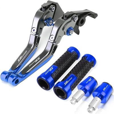ZHOMBHMA Brake Clutch Levers for Yamaha XJ6N XJ6 Diversion 2009-2015 Motorcycle Brake Clutch Levers Non-Slip Handlebar Knobs Handle Hand Grips (Color : Blue)