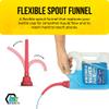 TEC Products FlexAll Quick Connect Oil Spout - Nitrile Rubber Screw-on Oil Change Funnel & Fluid Transfer - Fits Gallon, Quart, Pint Container - Ideal for Autos, Tractors & Boats (7.35 x 1.75 Inches) view 2