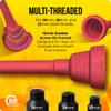 TEC Products FlexAll Quick Connect Oil Spout - Nitrile Rubber Screw-on Oil Change Funnel & Fluid Transfer - Fits Gallon, Quart, Pint Container - Ideal for Autos, Tractors & Boats (7.35 x 1.75 Inches) view 4