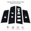 for 2023 2024 2025 2026 CRV Window Switch Protective Panel, Cool Sporty Window Control Protector Trims Molding for Honda CR-V LX, EX, EX-L, Sport Hybrid, Sport-L, Sport Touring- Gloss Black view 2