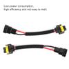 Majatou 2Pcs Adapter Extension Wire, 9005/9006 Male to H11 Female Bulbs Adapter Conversion Wire Connector, Pre Wiring Socket for Car view 2