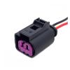 BUIEX 2Pin Car Engine Speaker Housing Sensor Plug Wire Harness Auto Waterproof Electronic Connector Compatible with Magotan Sagitar 1J0973772 view 1