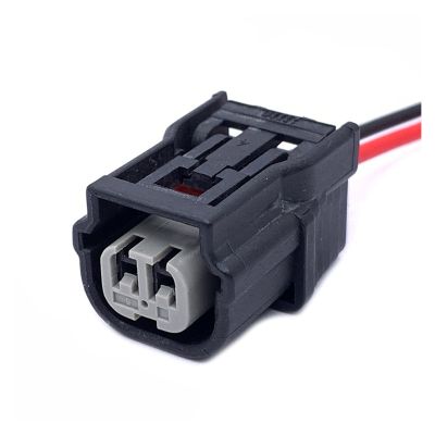 BUIEX 2 Pin HV 040 Auto Connector ABS Sensor Plug Press Switch Ignition Coil Male Female Compatible with Hondas 6189-7036 6189-6905 (Color : 2P Female, Size : 5Pcs with 15cm Wire)