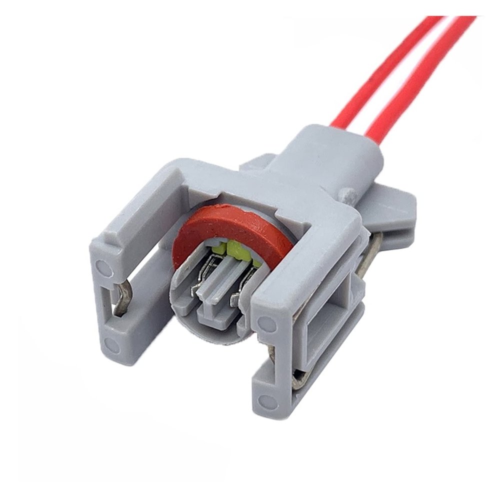 BUIEX 2Pin Auto Diesel Injector Fuel Rail Plug Wire Harness Waterproof Electronic Connector T15 10811963 240PC024S8014 1743486