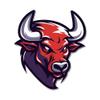 Furious Red Bull 8 inch Full Color Indoor Outdoor Vinyl Decal view 1