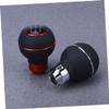 JECOMPRIS 5-Piece Manual Gear Shift Knob Set for Aluminum Alloy Car Knob Replacement view 3