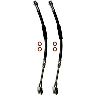 2Pcs Brake Hose Rear Brake Line Brake Hydraulic Hose Replacement