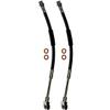 2Pcs Brake Hose Rear Brake Line Brake Hydraulic Hose Replacement view 1