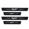 Annloysky 4Pcs Door Sill Protector for Kia K3 Cerato 2021-2024 GT, Carbon Fiber Door Sill Stickers, Front Rear Door & Trunk Sill Plate Guards Auto Accessories view 1