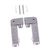 HEALLILY Alloy Electric Vehicle Foot Pegs Durable Footrest for Comfortable Riding Lightweight Design with Large Stepping Area for Long Distance Travel Silver view 1
