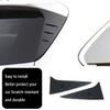 JIEOSDIN Car Accessories Rear Side Spoiler Wing Protective Sticker Cover Trim Compatible withToyota Sienna 2021 2022 2023 2024 2025 2026 (Glossy Black) 2PCS ABS view 2