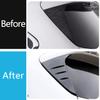JIEOSDIN Car Accessories Rear Side Spoiler Wing Protective Sticker Cover Trim Compatible withToyota Sienna 2021 2022 2023 2024 2025 2026 (Glossy Black) 2PCS ABS view 3