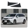 JIEOSDIN Car Accessories Rear Side Spoiler Wing Protective Sticker Cover Trim Compatible withToyota Sienna 2021 2022 2023 2024 2025 2026 (Glossy Black) 2PCS ABS view 4