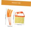 NOLITOY Compact Shutter Portable Blinds Vent Cleaner Brush Window Blind Duster for Home Air Conditioner Cleaning view 3