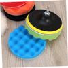 Mobestech Auto Buffing Pad Set 7pcs Wool Sponge Car Polishing Pads Kit 4 Inch for Paint Wax Polishing Sealing view 3