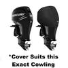 Oceansouth Custom Fit Cowling Storage Covers for Mercury Outboard Engines (135-200HP VERADO 4CYL 1.7L (from 2005 up to 2024)) (for Storage only) view 3