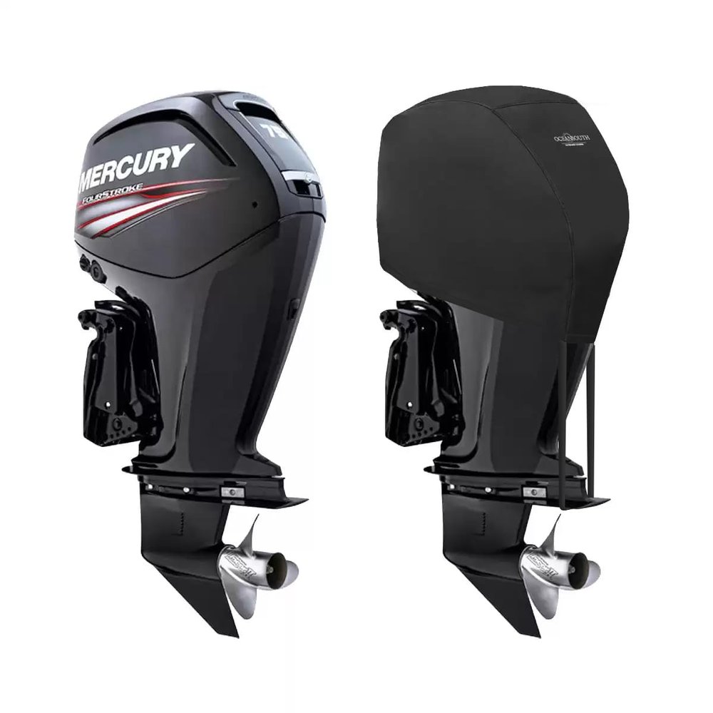 Oceansouth Custom Fit Cowling Storage Covers for Mercury Outboard Engines (75-115HP 4 STR 4CYL 2.1L (from 2014 up to 2024)) (for Storage only)